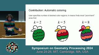 Technical papers session Shape Analysis SGP 2024 [upl. by Zumstein]