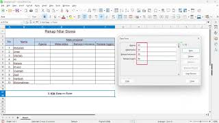 LibreOffice Tutorial  Input Data Form [upl. by Razid885]