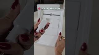 Unboxing Galaxy Tab S9 FE no Brasil [upl. by Ayvid452]