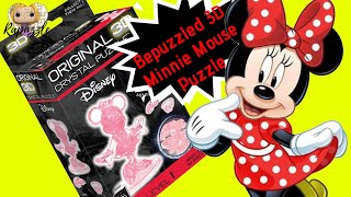 Bepuzzled 3D Crystal Puzzle Minnie Mouse Time Lapse [upl. by Phyllys]