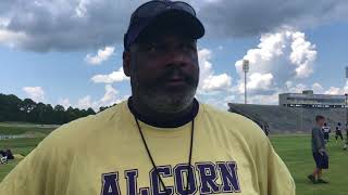 Coach McNair after First Practice 2018 [upl. by Whiffen39]