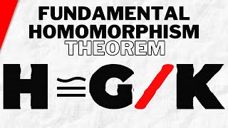 Proving The Fundamental Homomorphism Theorem  Abstract Algebra [upl. by Elleraj]