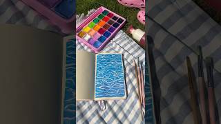 Link in bio 🩵 affiliate becreative gouache schilderen creative easyart diy [upl. by Notgnirrab711]