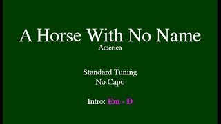 Horse with No Name Lesson  America [upl. by Glasgo]