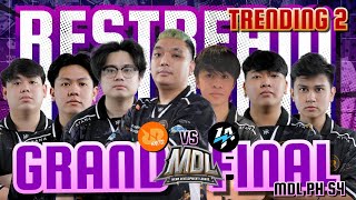 TRENDING 2 GRAND FINAL MDL PH S4 RRQ KAITO VS LAZY ESPORTS MLBBIDCreator [upl. by Nnylaj963]