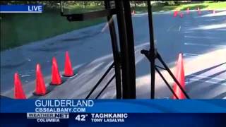 CDTA bus drivers compete in driving course at Crossgates [upl. by Apfelstadt]