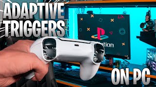 How To Get Adaptive Triggers On PC with PS5 Controller [upl. by Flossie7]