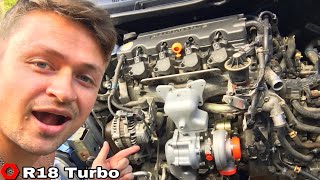 Honda Civic R18 Ebay TURBO Build PT 1 [upl. by Adamis]