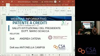 Patente a Crediti Il Futuro dei Cantieri Edili Webinar del 05102024 [upl. by Norina]