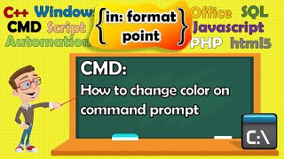 Come cambiare colore al prompt dei comandi  CMD Win11 [upl. by Leiruh]