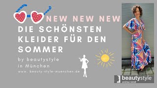 Die schönsten Kleider für den Sommer Trendfarben im Sommer 2023 Umstyling bei beautystyle [upl. by Ayojal]