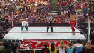 YouTube Hornswoggle vs Chavo Guerrero WWE RAW HQmp4 [upl. by Vin908]