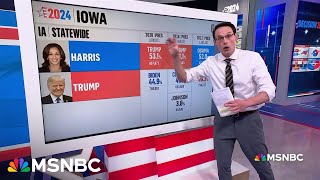 Record shattering Steve Kornacki breaks down historic results in last minute 2024 polling [upl. by Manouch]