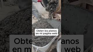 Dosificación de concreto para placas y postes construcción [upl. by Netsirc690]