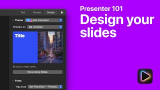 iA Presenter 101  Design your slides [upl. by Alios]