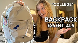 Ultimate IT GIRL Backpack Guide  Whats in my College Backpack [upl. by Zindman]