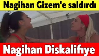 SURVİVOR NAGİHAN VE GİZEM ARASINDA ARBEDE [upl. by Oraneg]