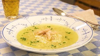 Hühnersuppe mit Reis  Chefkochde [upl. by Ellehcen396]