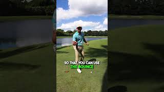 LEFT HAND ON CHIP golf golftips golfhacks golfer golfpro [upl. by Ellynad]