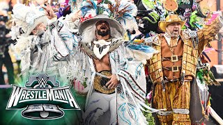 Seth “Freakin” Rollins epic Mummers Parade WrestleMania entrance WrestleMania XL Sunday highlights [upl. by Rudwik]