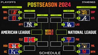 MLB Playoff Picture Dodgers Clinch No 1 Seed Updated Bracket WildCard Standings  MLB standings [upl. by Nawj]