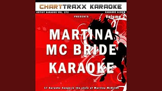 Ride Karaoke Version In the Style of Martina Mcbride [upl. by Lidaa320]