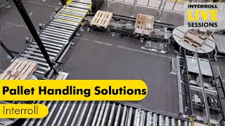 Interroll Pallet Handling Solutions Live Event – Preview [upl. by Irrot637]