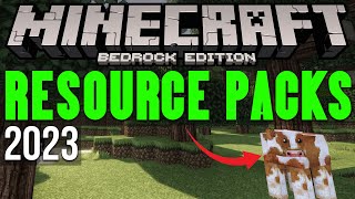 How To Add Texture Packs to Minecraft Bedrock Edition 2023 [upl. by Ravilob97]