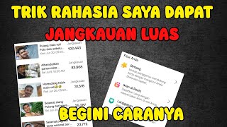 TRIK RAHASIA SAYA MENAMBAH JANGKAUAN FACEBOOK PROFESIONAL cara cepat monetisasi reels facebook 2024 [upl. by Locklin]