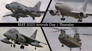 RIAT 2023 Arrivals Day  Thursday [upl. by Ecnerwaled]