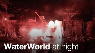 WaterWorld at Night  Universal Studios Hollywood [upl. by Sivolc]