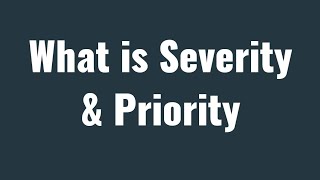 What is Severity amp Priority in Test cases in Telugu ManualTesting softwaretesting selenium Part 14 [upl. by Wulfe]