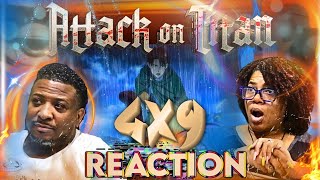 Attack On Titan 4x9 quotBrave Volunteersquot REACTION [upl. by Kcirdahc]