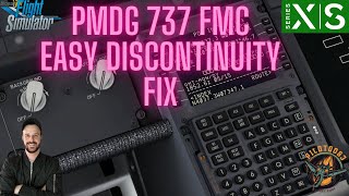 EASY FIX FOR THOSE ANNOYING FLIGHT PLAN DISCONTINUITIES IN THE PMDG 737  MSFS2020 [upl. by Atteugram]