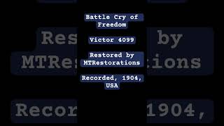 The Battle Cry of Freedom  Victor 4099  shorts music [upl. by Cressi]