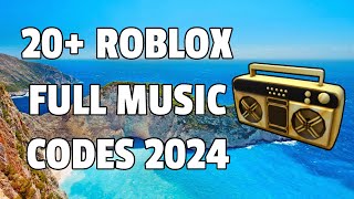 20 Roblox Full Music CodesIDs July 2024 WORKING ROBLOX ID [upl. by Aicenod322]