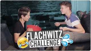 FLACHWITZ CHALLENGE mit Vlogbuster [upl. by Nylatsirk]