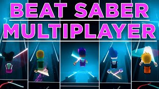 BEAT SABER MULTIPLAYER on Oculus Quest 2  BEGINNERS GUIDE [upl. by Lombard]