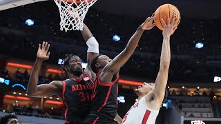 Block Party SDSU swats its way past Alabama into Elite Eight [upl. by Jesus]