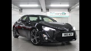 For Sale  VN15WGV  TOYOTA GT86 D4S COUPE BLACK Petrol 2015 [upl. by Madalena]