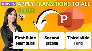 How To Apply A Transition To All Slides In Powerpoint Full Guide [upl. by Tillion]