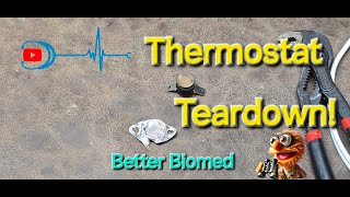 BiMetallic Thermostat Teardown [upl. by Nnayllek]