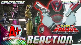 Tokusou Sentai Dekaranger Episode 1 REACTION  Rookie Red on the Scene  A Mystery Arises [upl. by Messing947]