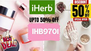 iHerb Promo Codes 2024 😱 iHerb Discount Code I to Get 50 OFF ON IHERB Products [upl. by Nnylirej820]