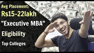 Executive MBA  Avg Pkg1522lakh  Eligibility  Admission  Top Colleges  Fees [upl. by Aulea]