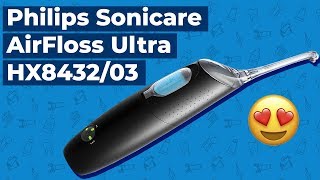 Обзор на Philips Sonicare AirFloss Ultra HX843203 Black [upl. by Seroled548]