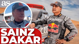 Las SENSACIONES de CARLOS SAINZ tras el primer día de DAKAR [upl. by Laleb]