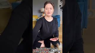 Nurgül Yeşilçay kedisiyle yaptığı tatlı sohbeti paylaştı nurgülyeşilçay magazin hürriyet [upl. by Bianchi]