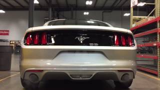 2015 ROUSH V6 Axleback Mustang Exhaust [upl. by Eirrot988]