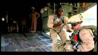 Recon Marines parachute into Afghanistan [upl. by Ariet]